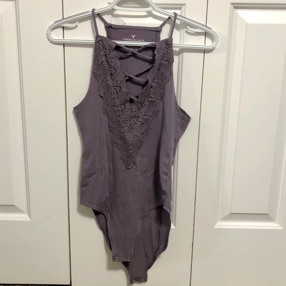 American Eagle Lavender Bodysuit